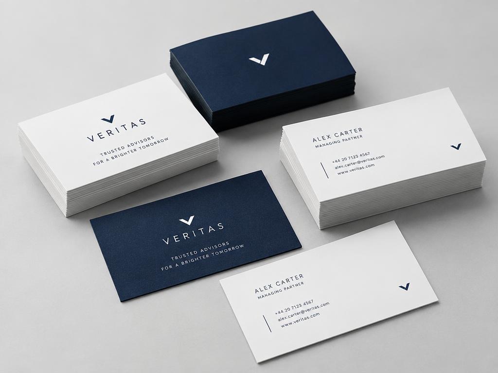 Business Cards — printed product sample