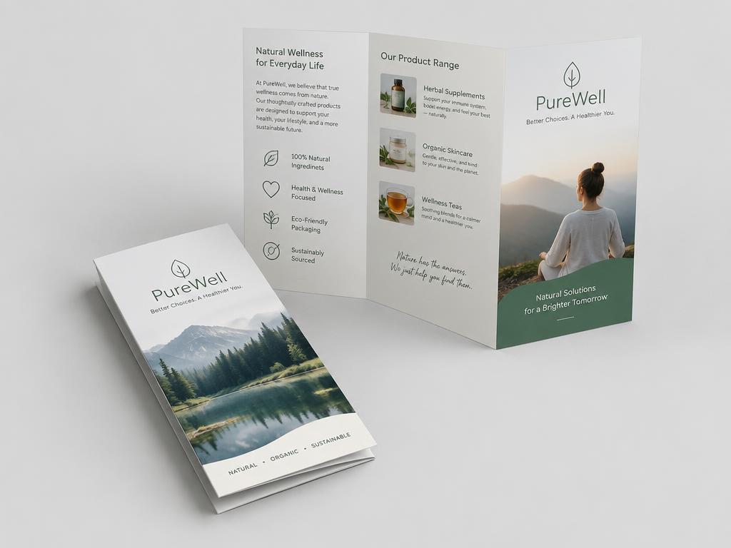 Folded Leaflets — printed product sample