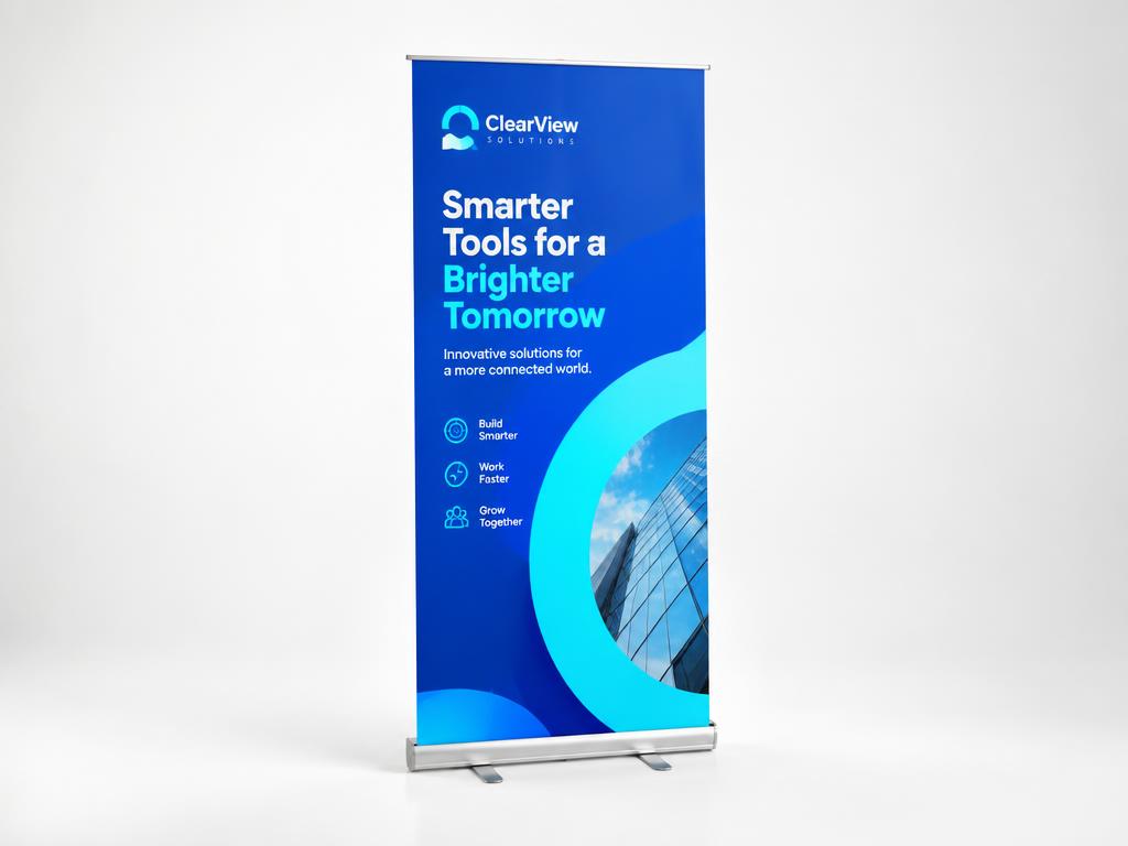 Pull-Up Banners — printed product sample
